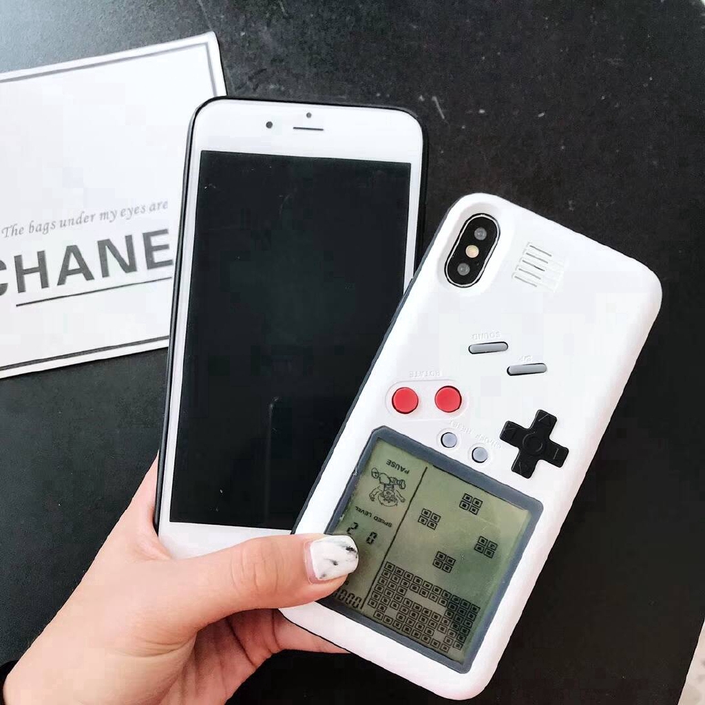 Ốp điện thoại kiêm máy chơi game thời trang cho iPhone 6 6S 7 8 Plus XR X XS Max