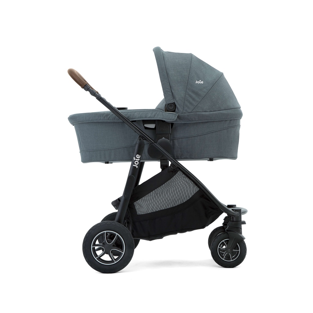 Nôi sơ sinh Joie Ramble Carrycot XL W/ RC Màu Pavement / GrayFlannel / Laurel / Lagoon (tích hợp với các xe đẩy Joie)