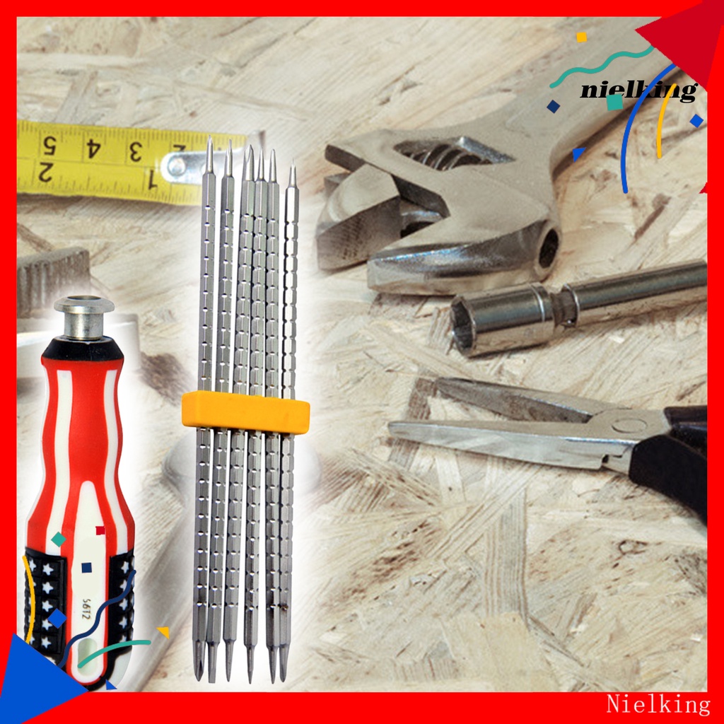 Bộ tua vít 6 trong 1 có thể điều chỉnh dài chống trượt dùng để sửa chữa điện thoại