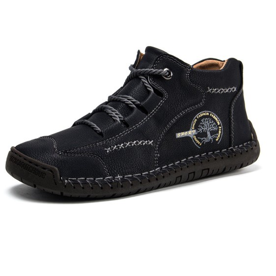 Giày BốT Da Bò Cổ ThấP Cho Nam WS1356#Giày Cao Gót Nữ