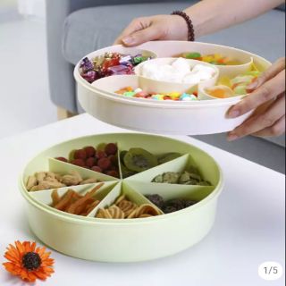 Khay đựng bánh kẹo, mứt tết 2 tầng