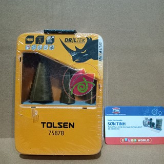 BỘ 3 MŨI KHOAN THÁP TOLSEN 75878
