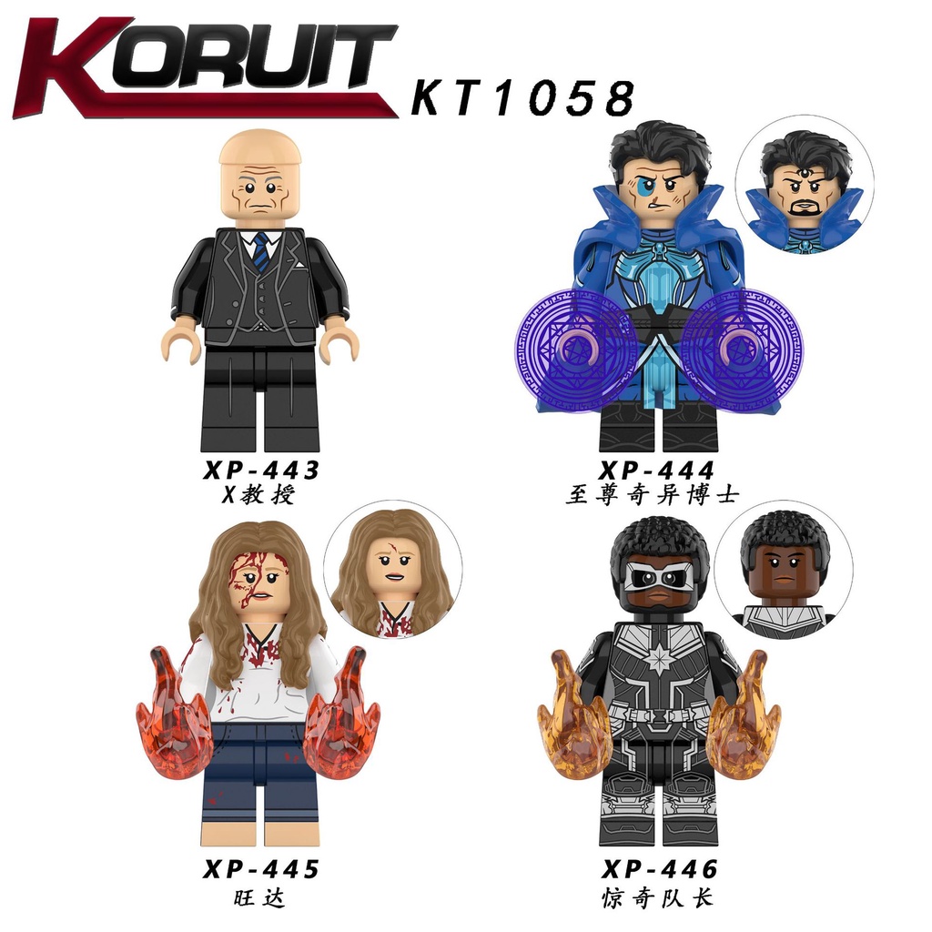 Minifigures Các Mẫu Nhân Vật Siêu Anh Hùng Trong Doctor Strange 2 Mẫu Mới KT1058 - Đồ Chơi Lắp Ráp Mini