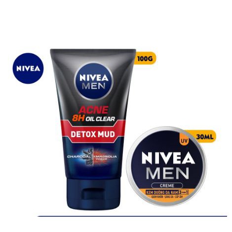 COMBO 4 Bộ đôi NIVEA MEN chăm sóc da cho nam