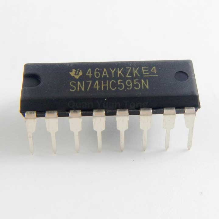 IC Chức năng 74HC595 8-Bit DIP16