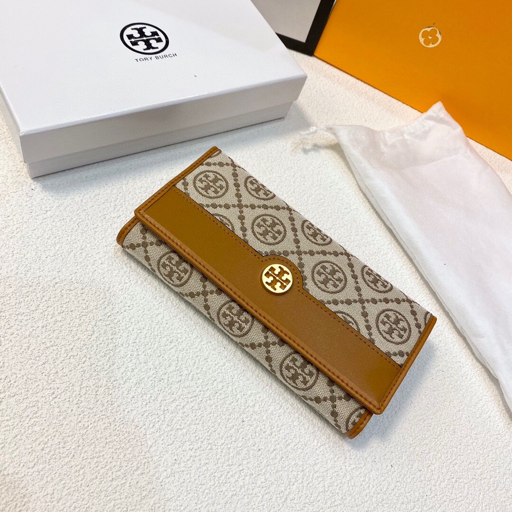 Ví dài nữ da thật thời trang cao cấp Tory Burch phong cách thanh lịch, thời thượng