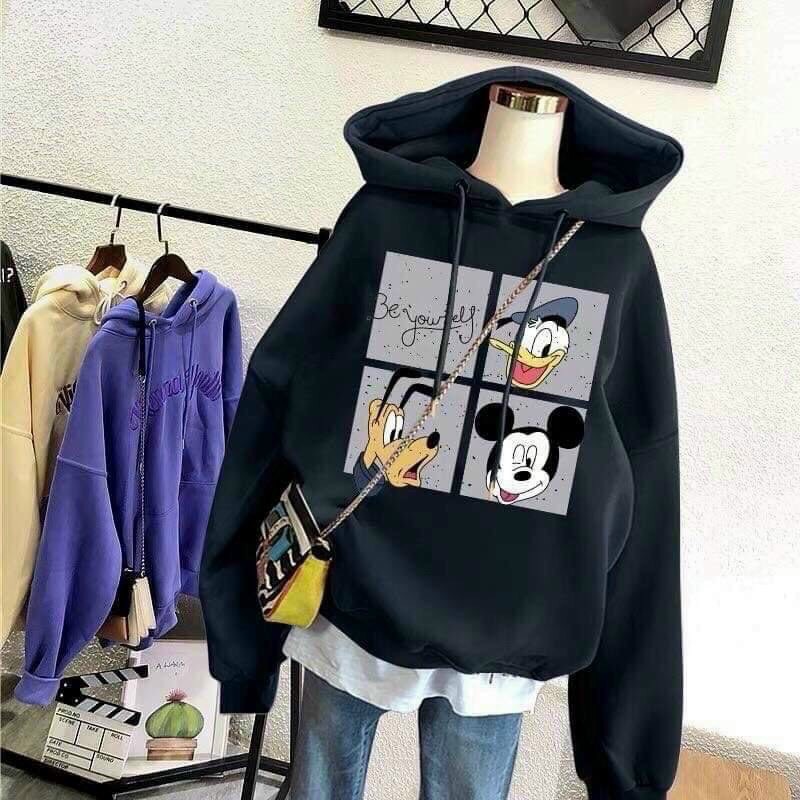 Áo khoác nỉ kiểu hoodie in hình nhân vật hoạt hình trong fiml Disney TTPK0074