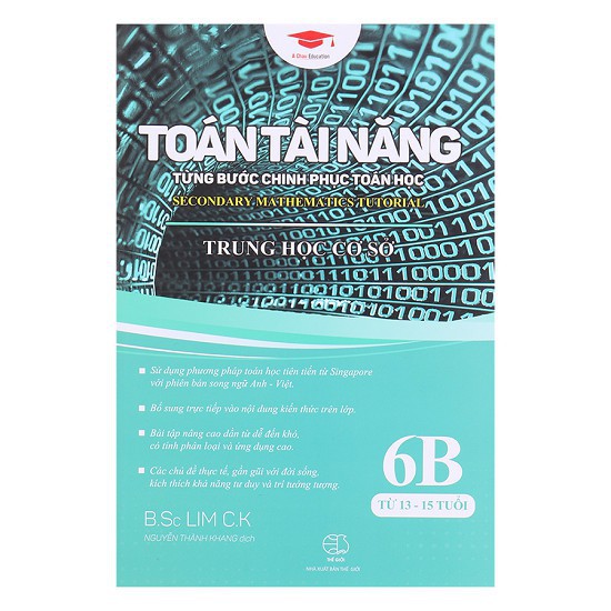 Sách Combo 2 cuốn Toán Tài Năng 6 ( 6A + 6B) Gigabook