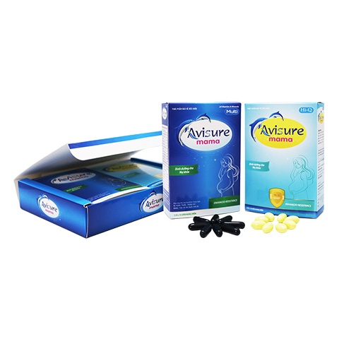 AVISURE MAMA – Bổ bà bầu giúp con thông minh, khoẻ mạnh, ngừa dị tật (60 viên)