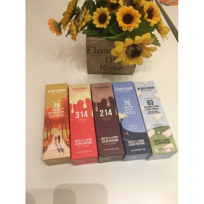 Nước hoa W.DRESSROOM Dress & Living các mùi 03, 09, 45, 50, 51 70ml | Thế Giới Skin Care