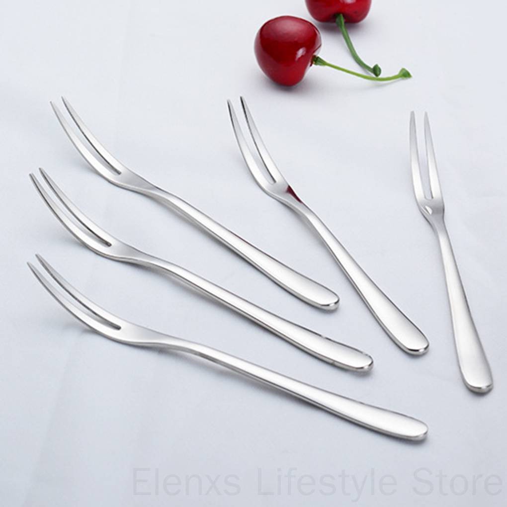 Nĩa Ăn Trái Cây Bằng Thép Không Gỉ