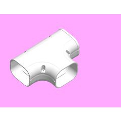 PHỤ KIỆN Nối vuông góc cùng một mặt phẳng - Hộp che ống gas điều hòa - Trunking Nhựa  - Giải pháp thẩm mỹ