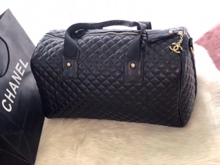 Túi du lịch giftbag da trần trám