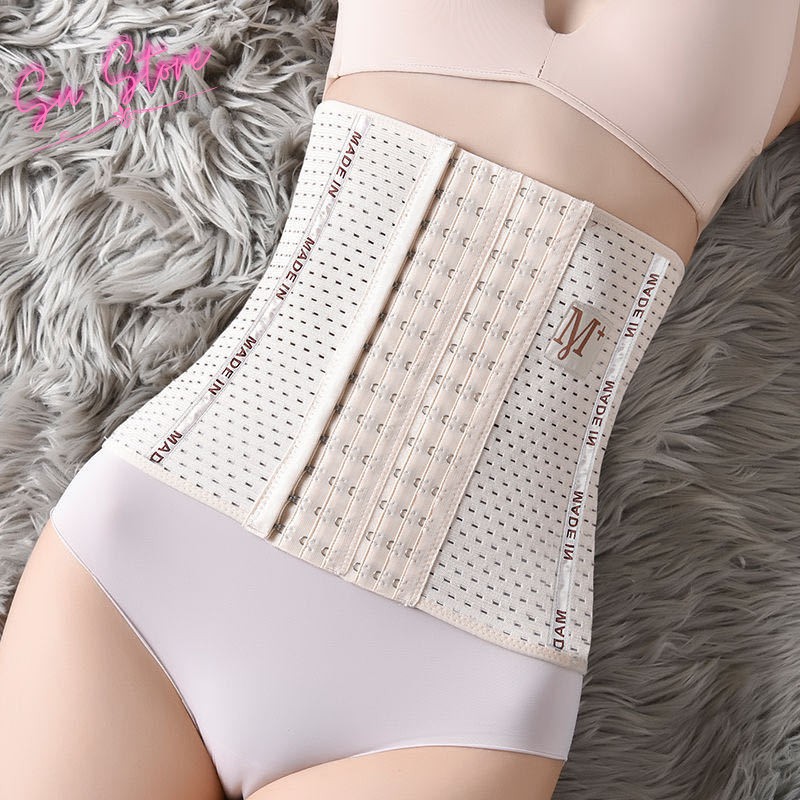 [Mã 12FASHIONSALE1 giảm 10K đơn 50K] Nịt Bụng 6 Nấc Thon Eo, Đai Bụng Giảm Mỡ Bụng - Su | BigBuy360 - bigbuy360.vn