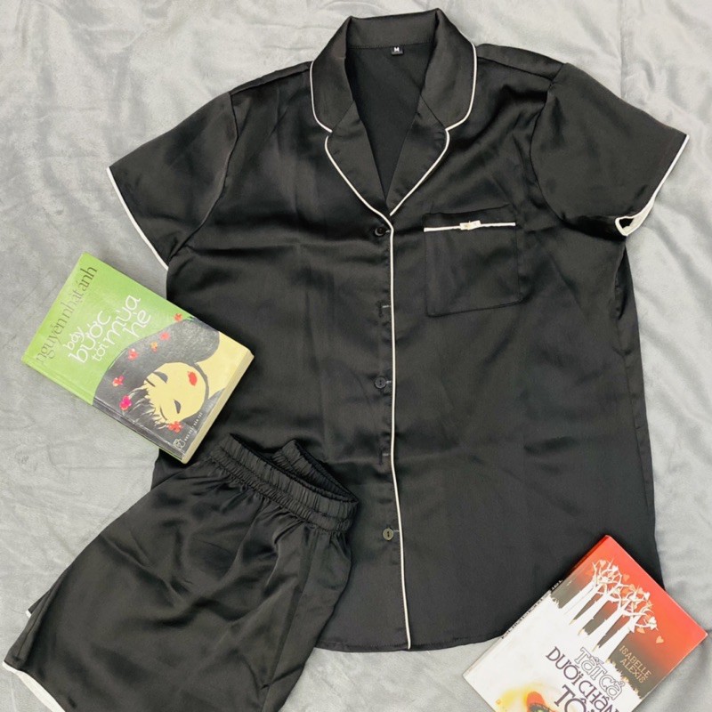 [JOSE10PTD GIẢM 10% TỐI ĐA 10K ĐƠN TỐI THIỂU 700K] đồ ngủ nữ lụa, bộ ngủ lụa cộc tay quần đùi cao cấp Josee' | BigBuy360 - bigbuy360.vn