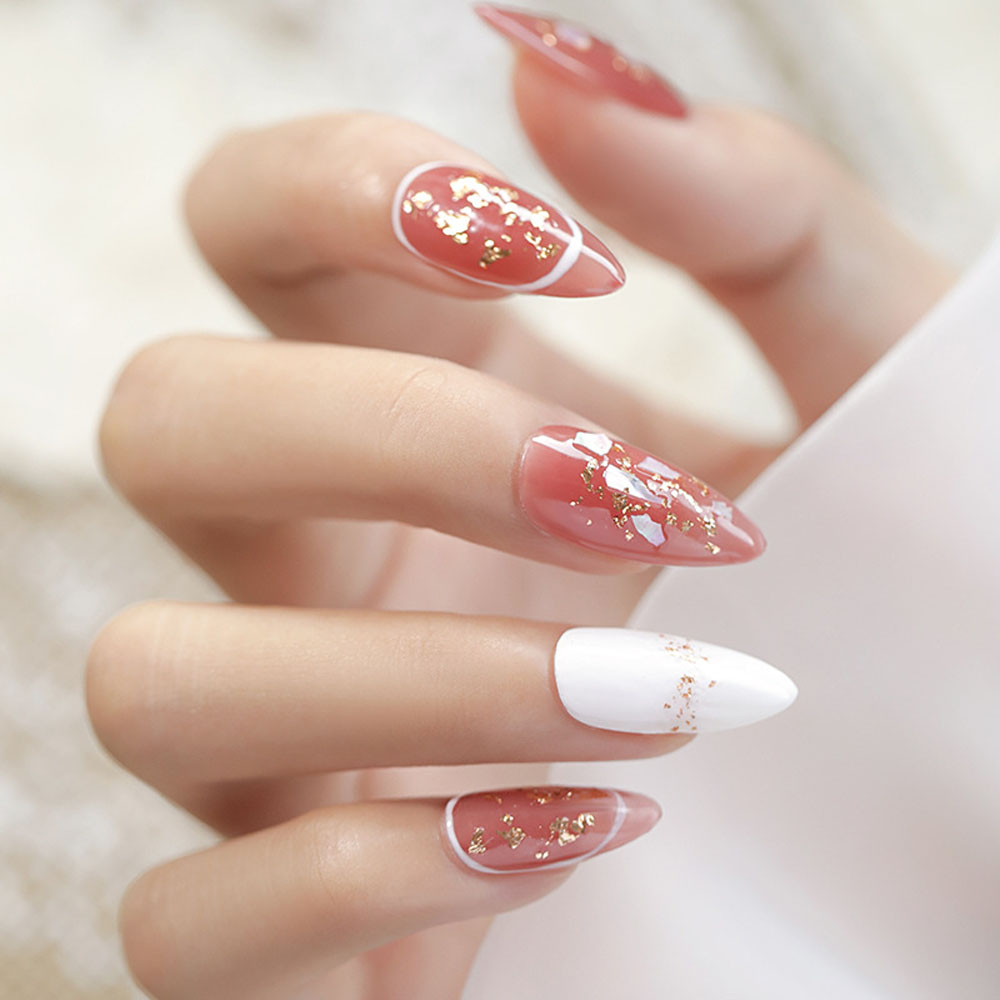 [Hàng mới về] Hộp lá nhôm lấp lánh trang trí cho móng