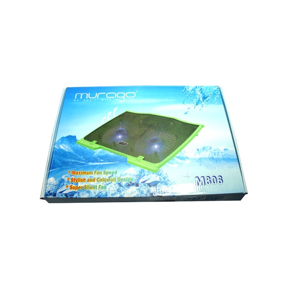 Đế Tản Nhiệt Laptop Máy Tính Macbook  M806 Đèn Led,2 Quạt Lớn