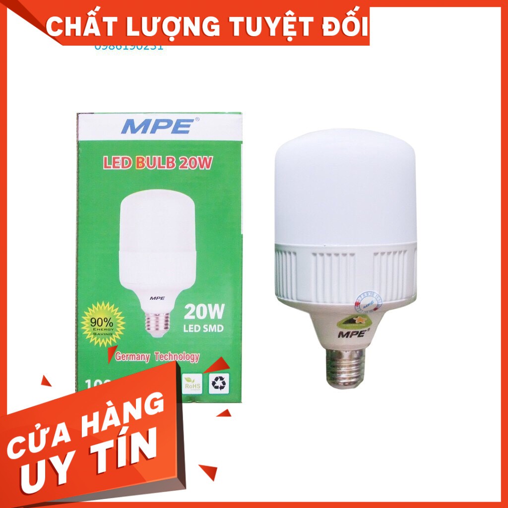 SALEVIP-Bóng Led Bulb 20W MPE LB-20T Thân Nhôm-HLV