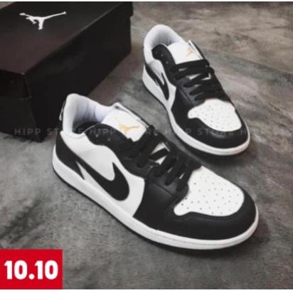 Giày JORDAN 1 low ĐEN Cô Thấp , Giày Sneaker Jodan  1 Thấp Cổ Màu Đen