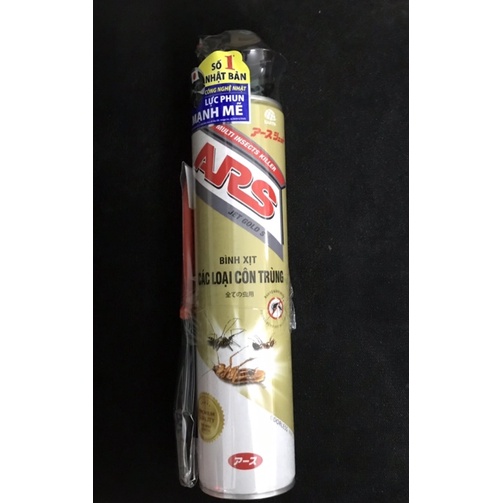 BÌNH XỊT CÁC LOẠI CÔN TRÙNG ARS JET GOLD S 600ml (KHÔNG MÙI)