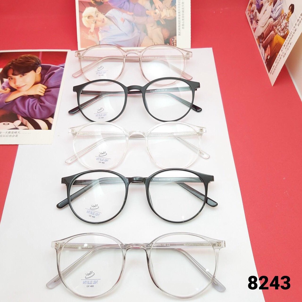 Gọng kính nam nữ TAMANHEYEWEAR mắt tròn thời trang 8243- NHẬN CẮT TRÒNG CẬN, VIỄN, LOẠN theo yêu cầu