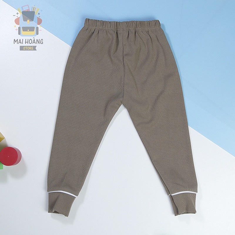 Bộ quần áo thu đông bé trai, bé gái (10 - 20kg) | Kiểu dáng Hàn Quốc | Chất liệu len tăm co dãn, giữ nhiệt tốt