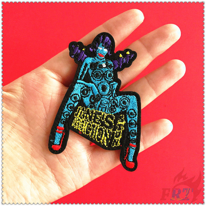 1 Sticker Ủi Thêu Hình Phong Cách Nhạc Rock Cá Tính