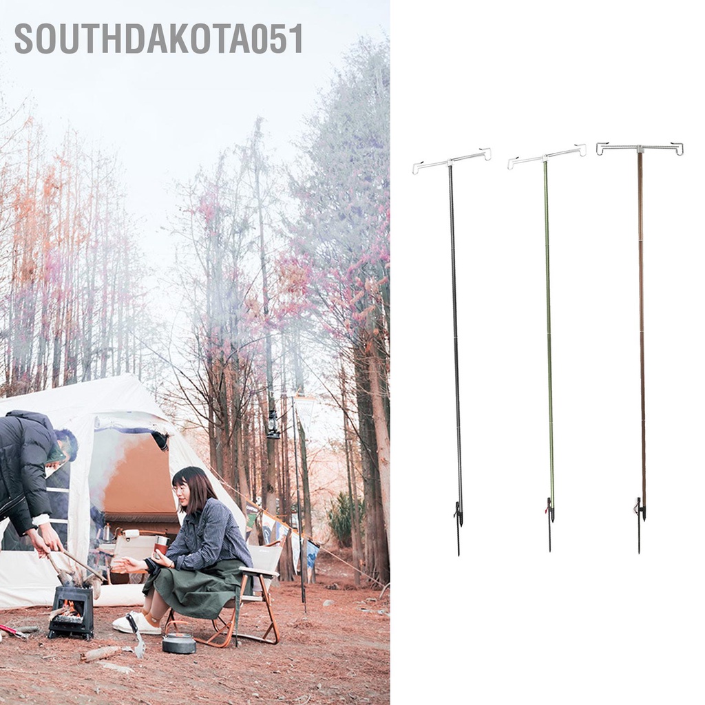 Giá Đỡ Đèn Lồng Bằng Hợp Kim Nhôm Gọn Nhẹ Có Thể Gấp Gọn Kèm Túi Đựng Cho Hoạt Động Ngoà