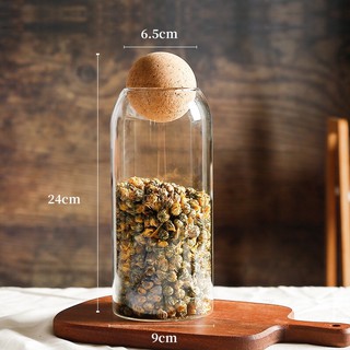 Hũ thuỷ tinh nắp tròn