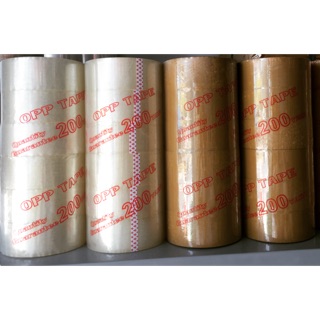 Băng keo đục/trong 4.8cm 200 yard lốc 6 cuộn