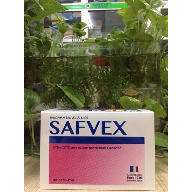 SAFVEX Bổ Sung Chất Xơ Tự Nhiên,Kẽm Giúp Bé Tiêu Hóa Tốt.ĐƯờng Ruột Ổn Định.Viện Pasteur