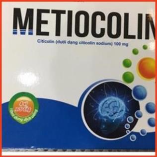 Bổ não METIOCOLIN- Citicolin cho người lớn và trẻ em ( hộp 20 ống)