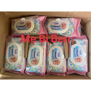 Khăn Ướt Bobby Care 100 tờ/gói không/có hương thơm