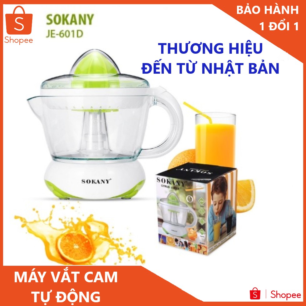 Máy vắt cam sokany , Máy ép cầm tay tự động , tiện lợi , nhỏ gọn , dễ dàng vệ sinh , tomeno