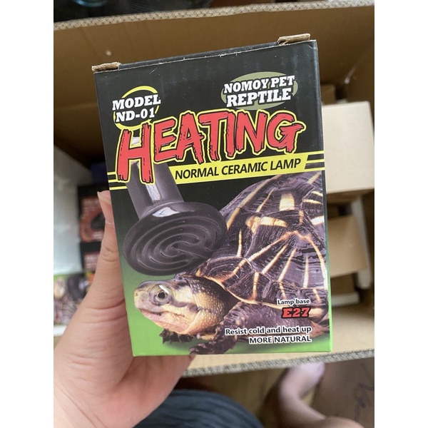 Đèn sưởi đêm - đèn sưởi sứ cho bò sát thú cưng NOMOYPET