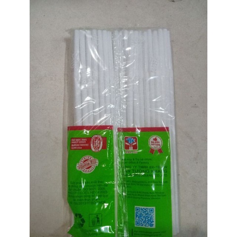 Ống hút nhựa cong gói 70 ống