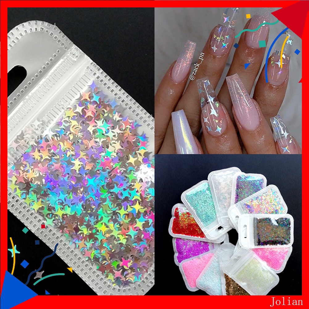 Sequin lấp lánh đính móng trang trí 3D nghệ thuật