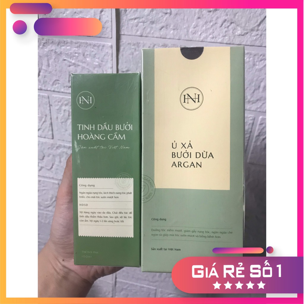 Combo Gel ủ bưởi dừa + Tinh dầu bưởi Nga Hoàng