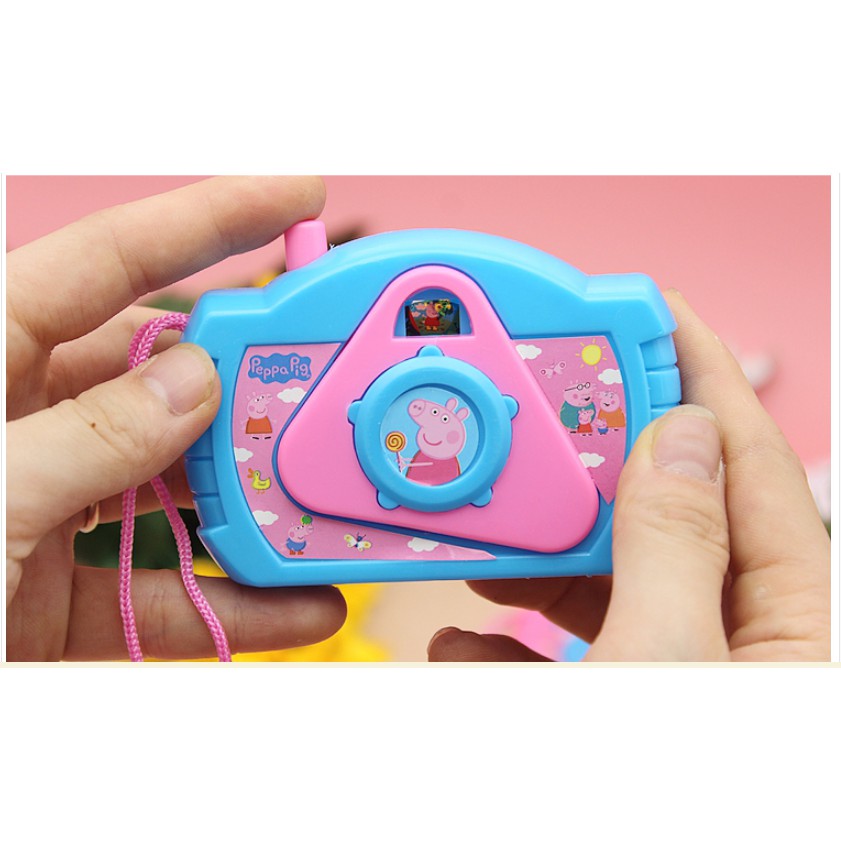 Máy ảnh cho bé không dùng pin hình heo peppa