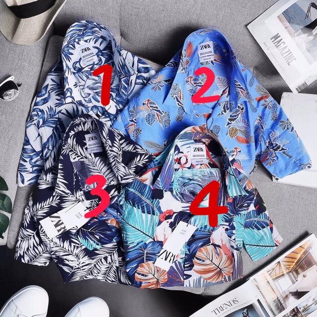 | Ảnh thật | Áo Zara Hoạ Tiết Hot Summer