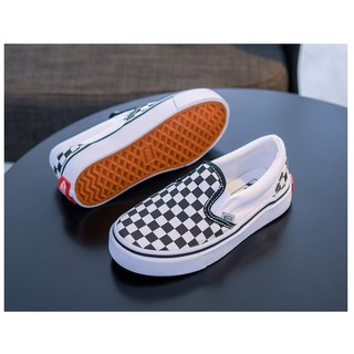 Giày slip-on trẻ em kẻ sọc đế êm Little Chick