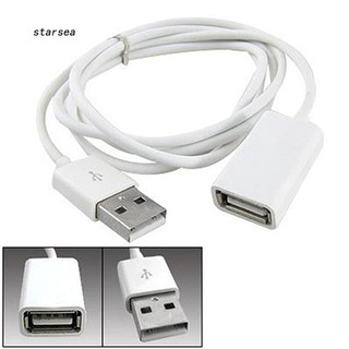Dây cáp nối dài USB 2.0 bằng kim loại trắng chất lượng cao
