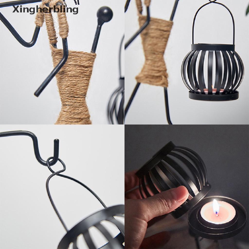 Chân nến kim loại kiểu vintage
