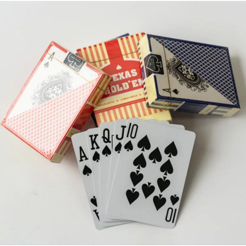 Bộ bài nhựa Poker PVC Texas Holdem cao cấp