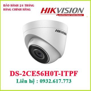 Camera dome 4 in 1 hồng ngoại 5 megapixel hikvison ds-2ce56h0t-itpf