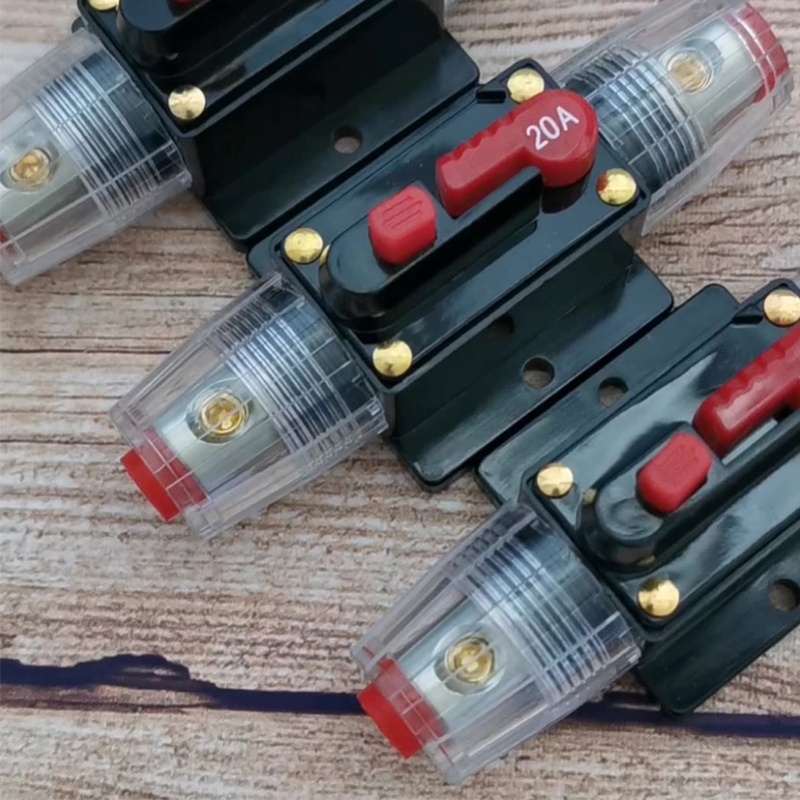 Giá Đỡ Cầu Chì Năng Lượng Mặt Trời 12V 48V 20A-100A Chuyên Dụng Cho Xe Hơi