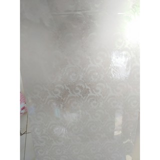 1m x 45cm Decal dán kính mờ khổ 45cm - hoa hồng mờ DLB36