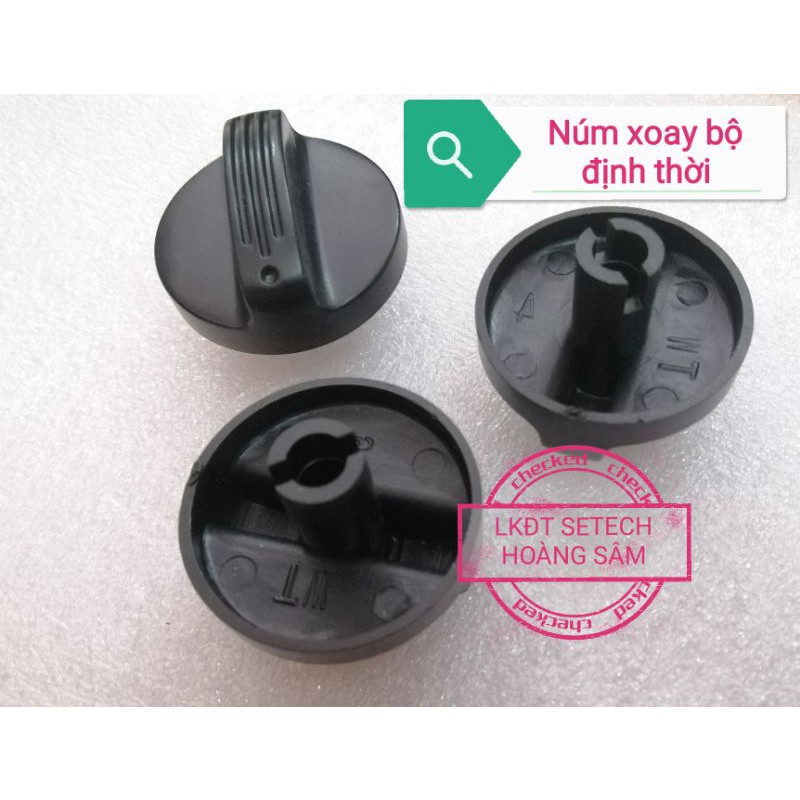 Núm xoay nhựa cứng 34 x 16 mm cho bộ định thời bộ hẹn giờ, nồi chiên không dầu, thiết bị nhà bếp v. v..