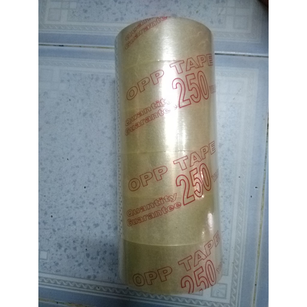 băng keo trắng dán thùng 2 kg 250