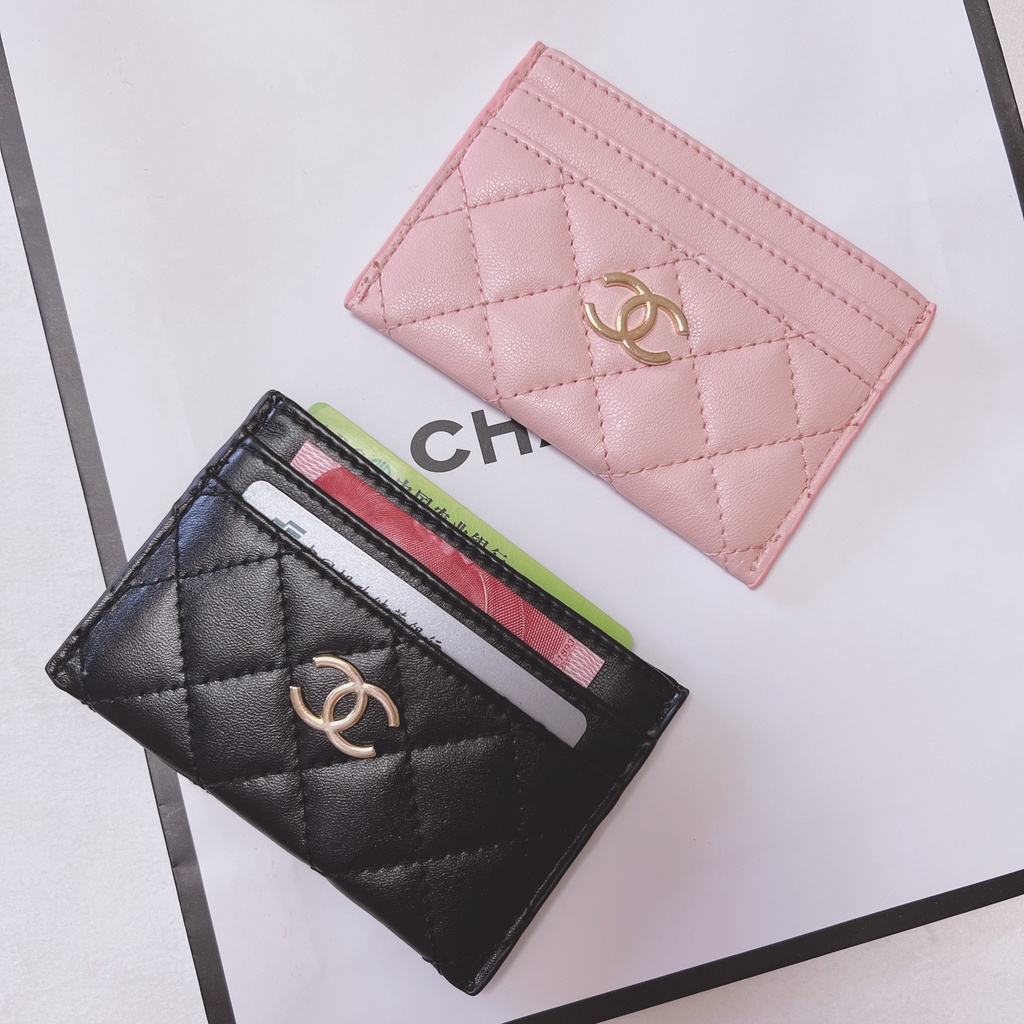 Ví Da Cao Cấp Đựng Thẻ Thời Trang Dành Cho Nữ Giá Đỡ